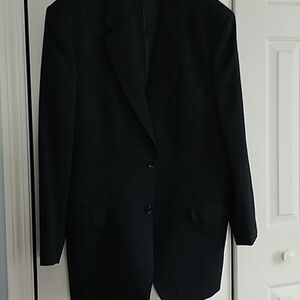 Macy's Men's Store Kasper, Black Blazer 44T